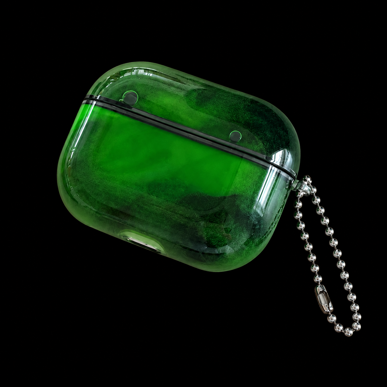 Boîtier AirPods scintillant